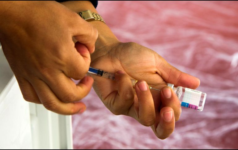 Las vacunas contra la influenza contienen tres o cuatro cepas que responden a los virus que circulan en la población humana. AFP/ARCHIVO