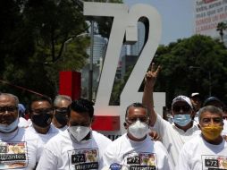 El instalado para recordar la masacre de 72 migrantes en Tamaulipas hace diez años fue el último en sumarse a la lista de antimonumentos en Ciudad de México. GETTY IMAGES