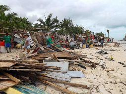 Afectaciones por el paso del huracán 