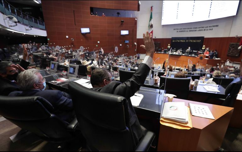 Las reformas fueron aprobadas por unanimidad, sin discusión ni reserva de artículos. EFE/Senado de México