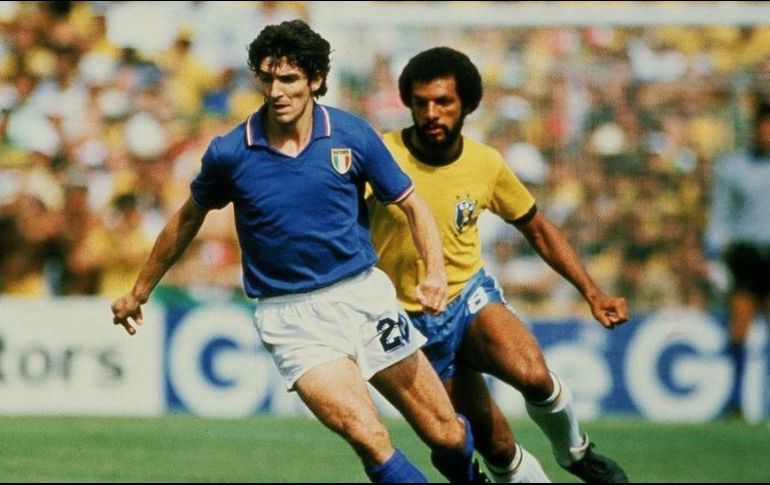HÉROE. Paolo Rossi marcó 6 goles en la Copa del Mundo de España de 1982 y guió a su país al prestigioso título. Su Hat-Trick ante Brasil, será recordado por siempre. CORTESÍA/BBC
