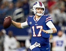 Josh Allen. El quarterback de tercer año conducirá la ofensiva de Buffalo mañana ante Pittsburgh. AP