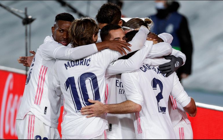 DERBI BLANCO. Con gol de Casemiro y autogol de Oblak, el Real Madrid venció a los dirigidos por Simeone. EFE