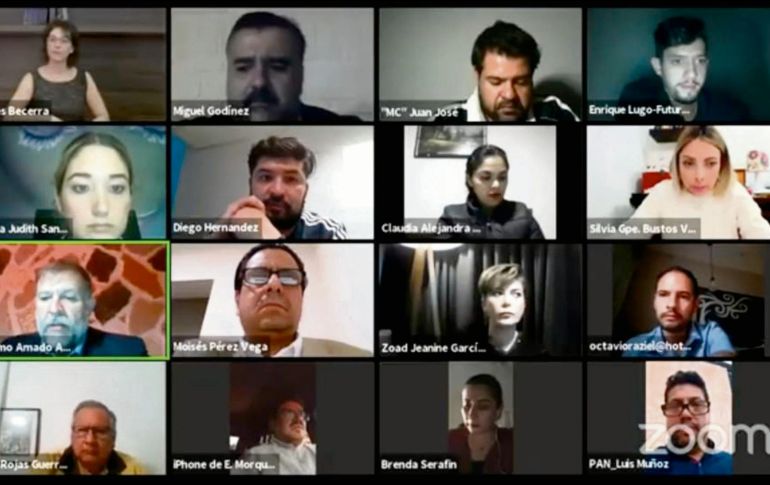 SESIÓN VIRTUAL. Pese a que se pospuso el reparto de dinero a los partidos políticos, los consejeros del IEPC llegaron a otros acuerdos. EL INFORMADOR/S. BLANCO