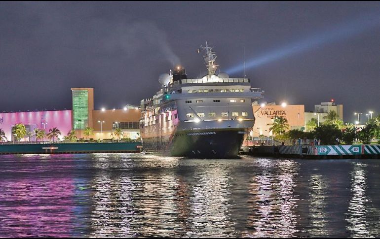 Vidanta Elegant. Asombroso crucero que se encuentra en el Muelle 2 de Puerto Vallarta y comenzará su aventura en enero de 2021. CORTESÍA