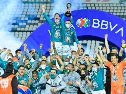 CAMPEONES. Los Panzas Verdes consiguieron su octavo título en el futbol mexicano. IMAGO7