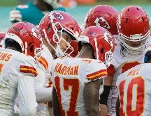 SUPERIORES. Los Chiefs se recuperaron de un déficit de 10 puntos y algunos errores de Patrick Mahomes. AFP• M. Brown