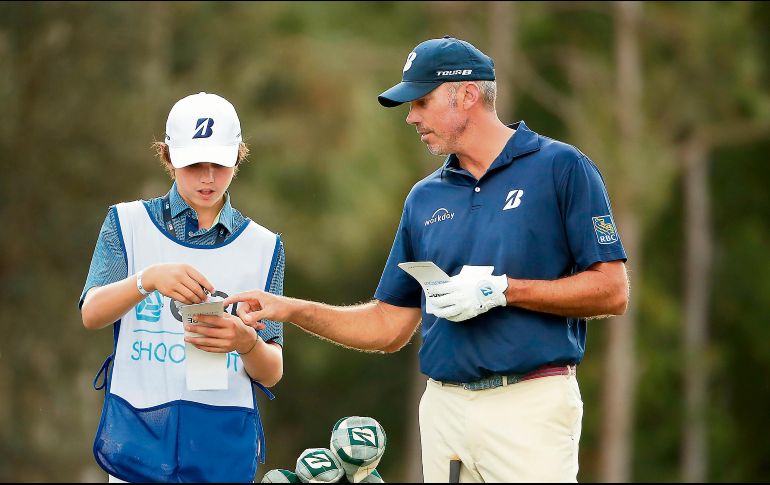 FIGURA. Matt Kuchar se lució en la ronda de ayer. AFP