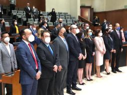 Los cinco diputados de la fracción parlamentaria de Morena no acudieron a la sesión de pleno en la que se votaron los nombramientos. EL INFORMADOR / R. Rivas