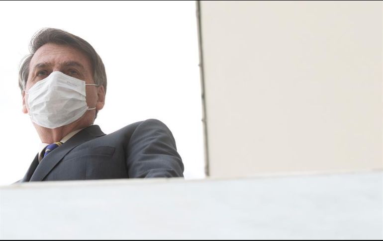 Jair Bolsonaro fue el último mandatario del G-20 que felicitó a Biden por su victoria. EFE/J. Alves