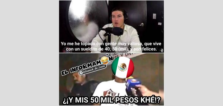 ¿Y mis 50 mil pesos?
