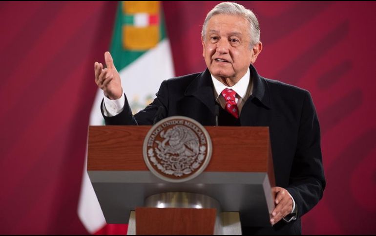 López Obrador reiteró que su gobierno busca tener lo más pronto posible las vacunas para mitigar el avance del coronavirus. EFE/Presidencia