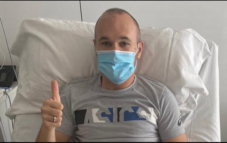 Iniesta se lesionó durante las eliminatorias de la Liga de Campeones de Asia, ayudando al Vissel a alcanzar las semifinales. TWITTER/@andresiniesta8