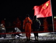 La cápsula que contenía materiales de la Luna aterrizó en Mongolia poco después de la 01:30 hora local del jueves. GETTY IMAGES