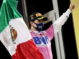 ''Checo'' Pérez fue colocado en el quinto sitio, por detrás de Charles Leclerc (Ferrari) y Daniel Ricciardo (Renault), aunque tuvo dos podios, incluida una victoria. AFP / ARCHIVO