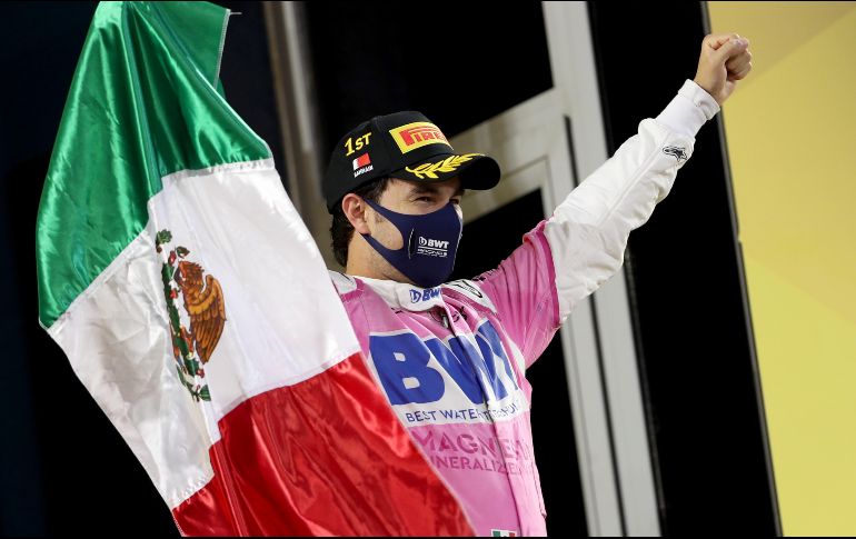 ''Checo'' Pérez fue colocado en el quinto sitio, por detrás de Charles Leclerc (Ferrari) y Daniel Ricciardo (Renault), aunque tuvo dos podios, incluida una victoria. AFP / ARCHIVO