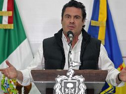 Aristóteles Sandoval fue asesinado la madrugada de este viernes 18 de diciembre en el municipio de Puerto Vallarta donde, según las primeras investigaciones, fue atacado a balazos por la espalda mientras se encontraba en un restaurante. AFP / ARCHIVO