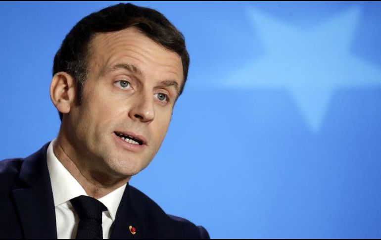 La conversación entre Macron y Trump este jueves duró algunos minutos. EFE/O. Hoslet