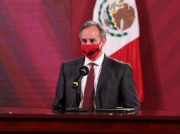 ''Las medidas se tienen que cumplir por la sociedad, si la sociedad las cumple se logra el efecto de disminución de contagios'', agregó López-Gatell. SUN / J. Boites