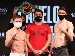 ''Canelo'' Álvarez vuelve al cuadrilátero este sábado, y lo hará en un combate que será visto en México por TV Azteca, Televisa y ESPN. EFE / E. Mulholland