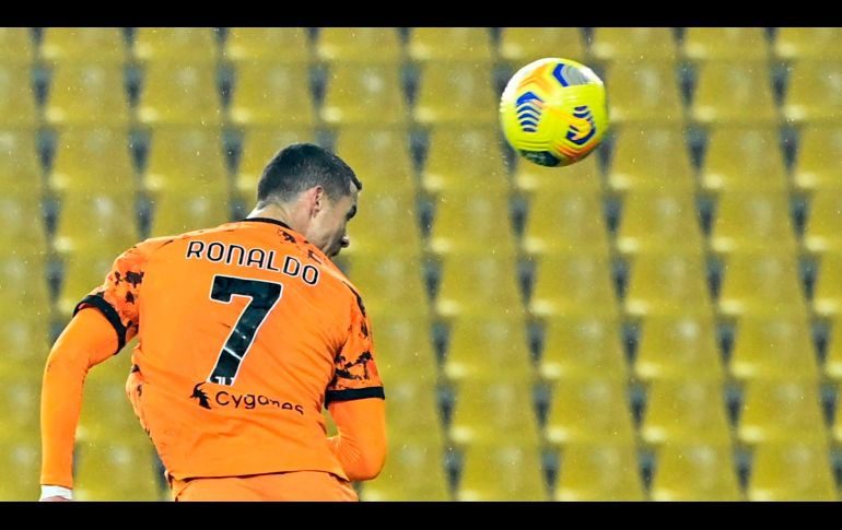 El luso ya es el máximo artillero en solitario de la Serie A, con dos goles de ventaja sobre el sueco Zlatan Ibrahimovic, del Milan. AFP / A. Pizzoli