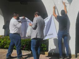 “Jalisco está contigo Aris”, “No más violencia” y “Un hombre que luchó por la igualdad y la justicia”, son algunas de las leyendas que se leían. ESPECIAL