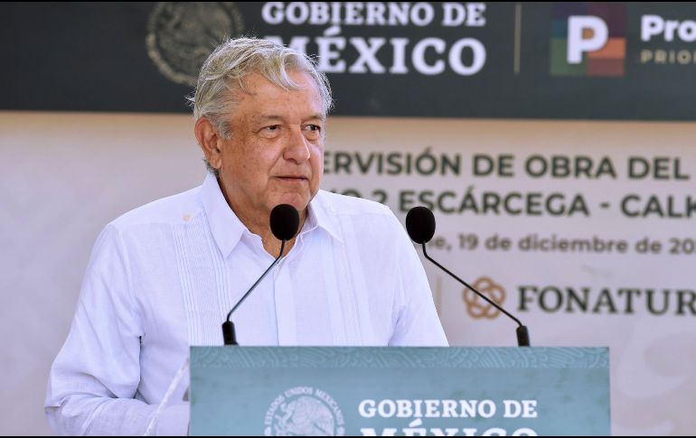 López Obrador realiza una gira por la zona arqueológica de Tulum. EFE / ARCHIVO