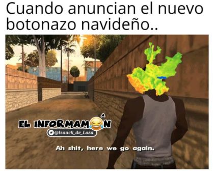 Botón navideño en Jalisco