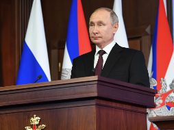 Esta legislación forma parte de las enmiendas constitucionales que fueron aprobadas en una votación a nivel nacional que permitió que Putin pueda permanecer en la presidencia hasta 2036. EFE / ARCHIVO