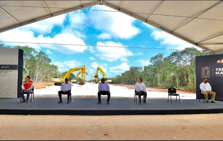 El Presidente Andrés Manuel López Obrador había adelantado que tomó esta decisión para evitar que se privatizara el proyecto. TWITTER/@TrenMayaMX