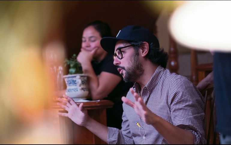 Gerardo Gatica. El director trabaja durante la filmación de su ópera prima. ESPECIAL