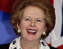 Margaret Thatcher pronunció en 1988 un polémico discurso de Brujas que transformó para siempre el debate sobre Europa en Reino Unido. GETTY IMAGES
