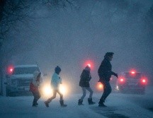 En Wisconsin hubo nevadas, al tiempo que las Dakotas y Minnesota amanecieron con cielos despejados, pero un viento helado. AFP