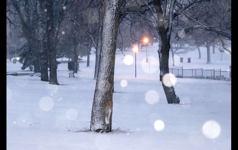 En Wisconsin hubo nevadas, al tiempo que las Dakotas y Minnesota amanecieron con cielos despejados, pero un viento helado. AFP/S. Mauren