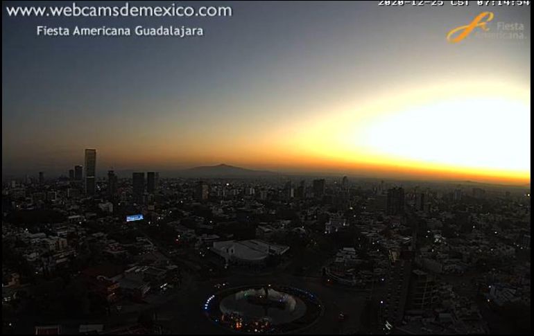 Este 25 de diciembre, Guadalajara amanece con calidad del aire regular. ESPECIAL