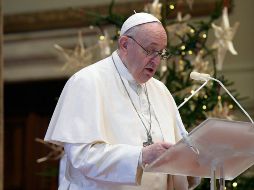 MENSAJE. El Papa Francisco celebró ayer el Día de San Esteban.  EFE