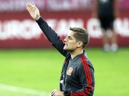 Robert Moreno dirigió a la selección de España en nueve partidos cuando Luis Enrique tuvo que dejar el cargo por un problema familiar. EFE / ARCHIVO