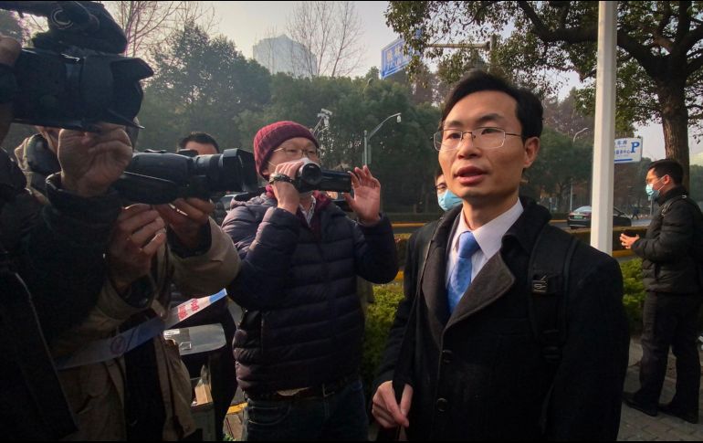 Zhang Zhan está en huelga de hambre desde junio y ha sido alimentada a la fuerza por intubación nasal. AFP / L. Ramírez
