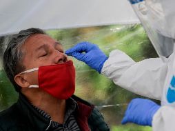 La reducción registrada en el número de contagios en México es del 13 por ciento. AFP / ARCHIVO