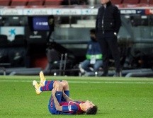 El centrocampista brasileño del Barcelona, Philippe Coutinho, posiblemente sea baja debido a molestias en su rodilla izquierda. EFE/A. García