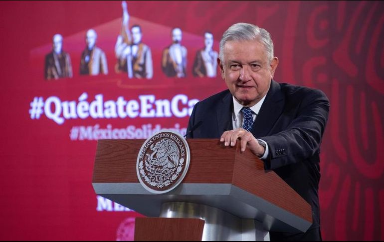 AMLO aseguró que el país no padecerá por falta de vacunas, ante las críticas por las pocas dosis que han llegado al país. EFE/Presidencia