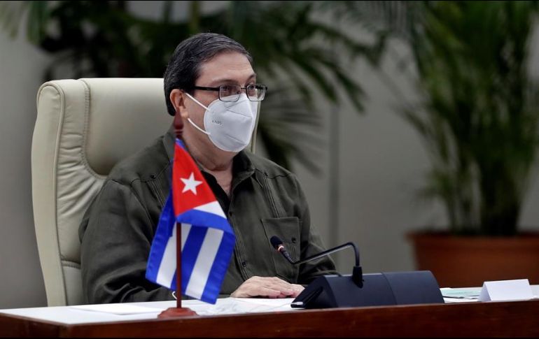 El ministro de relaciones exteriores de Cuba, Bruno Rodríguez Parrilla, condenó las intenciones de Estados Unidos. EFE/ARCHIVO