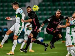 Los Merengues presionaron, pero no pudieron doblegar a un apasionado rival que aguantó tras conseguir el empate. AP