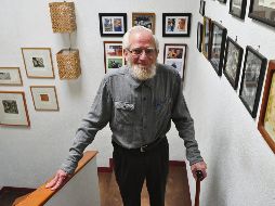 Otto Schöndube. Foto tomada en 2011, previo a ser reconocido en ArpaFil en el marco de la FIL. NOTIMEX