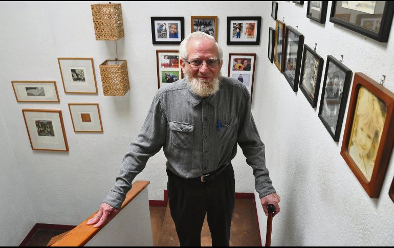 Otto Schöndube. Foto tomada en 2011, previo a ser reconocido en ArpaFil en el marco de la FIL. NOTIMEX