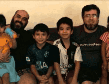 Cuatro hermanos fueron adoptados por Rafael Souza y Pedro Miguel. ESPECIAL