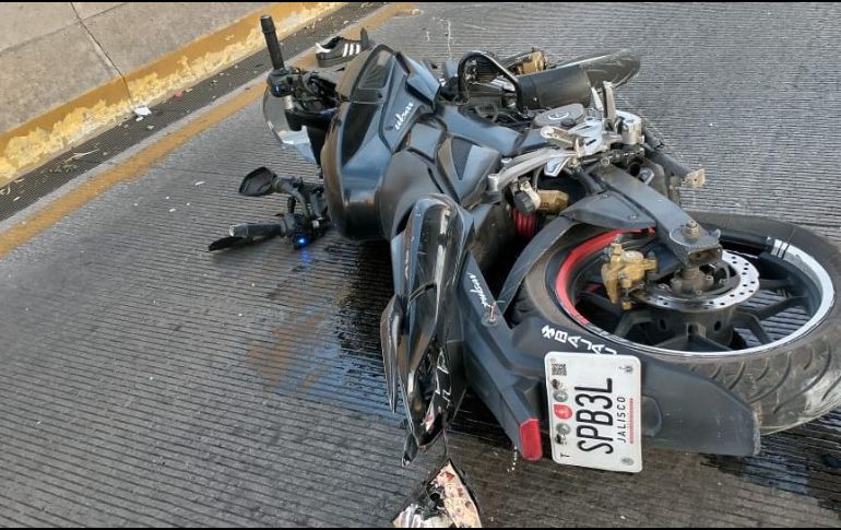 Peritos se encargarán de determinar las causas del incidente y de recabar los datos necesarios para identificar al motociclista. ESPECIAL
