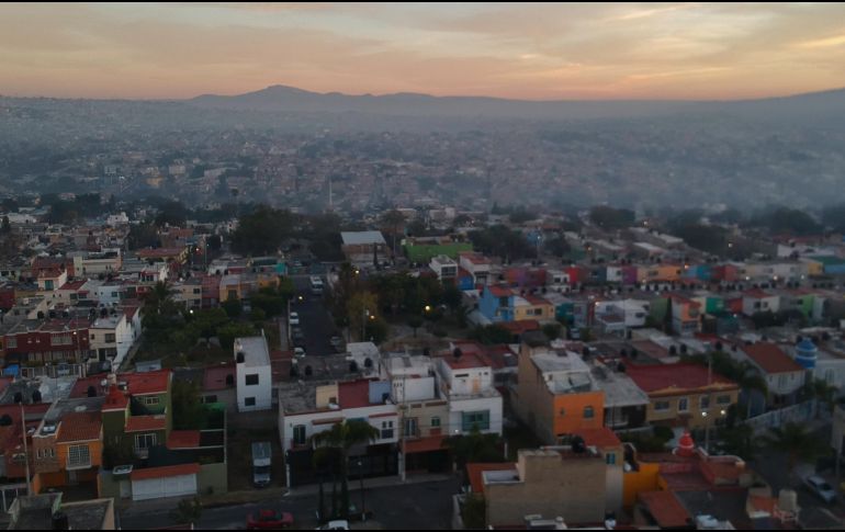 Aspecto del frío amanecer de este 1 de enero en Guadalajara, donde las temperaturas mínimas rondaron los 2 grados. EL INFORMADOR / G. Gallo