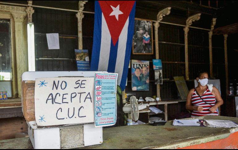 Desde ayer el peso cubano (CUP) es la única moneda de curso legal en la isla. AFP