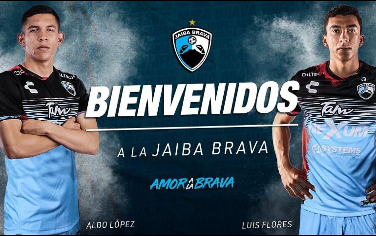 Los futbolistas Aldo López y Luis Flores, ambos jugadores surgidos de las Fuerzas Básicas de los rojinegros del Atlas, dejarán las categorías inferiores de los Zorros para unirse como refuerzos de la Jaiba Brava. TWITTER / @TMFCoficial